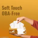 Imvelo 2 Ply Facial Tissue Paper Box - 400 Pulls (100 Pulls Per Box, Pack of 4)