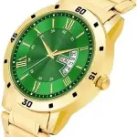 New Look Date & Day Function Gold Analog Watch For Men & Boys