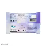 LAVENDER flavor Cotton Facial Tissue (2 pack=50 wipes