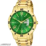 New Look Date & Day Function Gold Analog Watch For Men & Boys