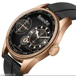 Chonograph Date Display Radium Dial Analoge Magnetic Belt Watch for Men C_18015